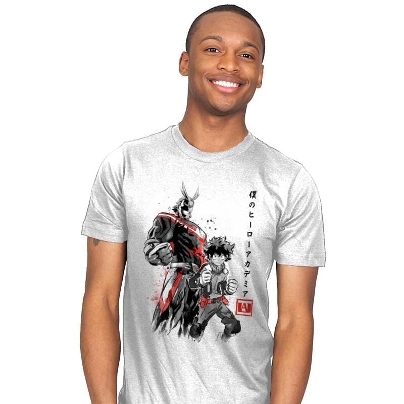 Hero Academia Sumi-e - Mens T-Shirts RIPT Apparel