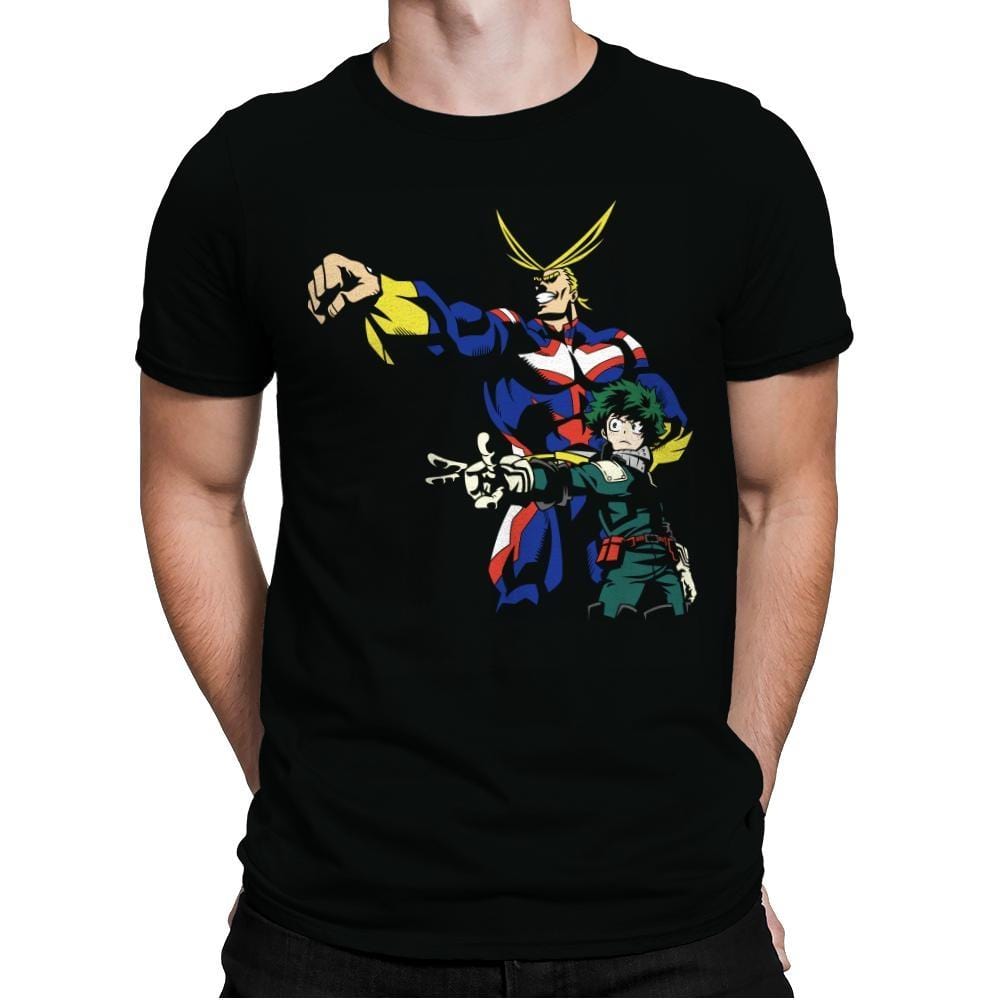 Hero Fiction - Mens Premium T-Shirts RIPT Apparel Small / Black