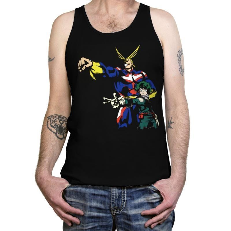 Hero Fiction - Tanktop Tanktop RIPT Apparel X-Small / Black