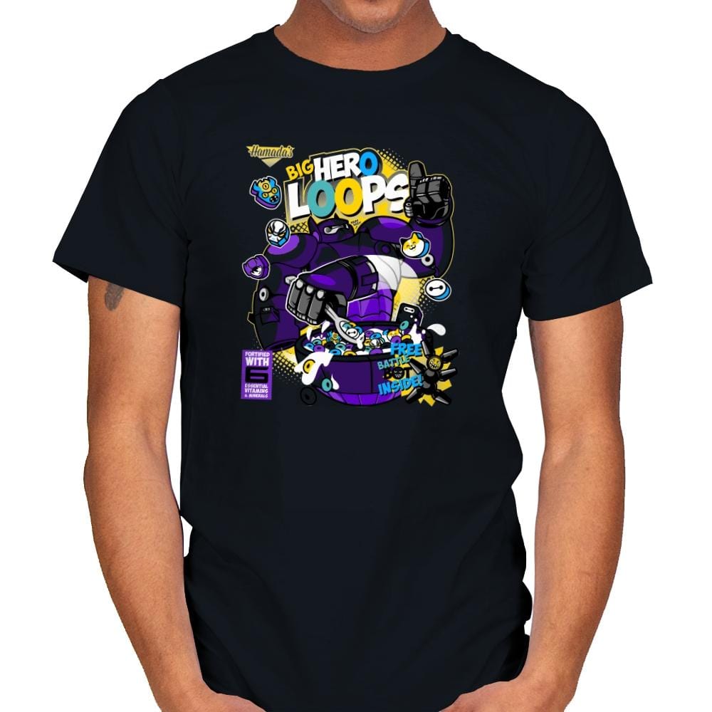 Hero Loops Cereal Exclusive - Mens T-Shirts RIPT Apparel Small / Black