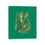 Hero of Time - Canvas Wraps Canvas Wraps RIPT Apparel 11x14 / Kelly