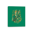 Hero of Time - Canvas Wraps Canvas Wraps RIPT Apparel 8x10 / Kelly