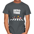 Hero Time - Mens T-Shirts RIPT Apparel Small / Charcoal