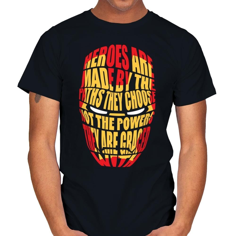 Heroes Are Made - Mens T-Shirts RIPT Apparel Small / Black