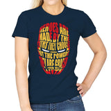 Heroes Are Made - Womens T-Shirts RIPT Apparel Small / Navy
