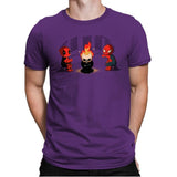 Heroes Camp - Mens Premium T-Shirts RIPT Apparel Small / Purple Rush