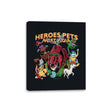 Heroes Pets Nostalgia - Canvas Wraps Canvas Wraps RIPT Apparel 8x10 / Black