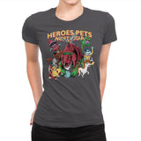 Heroes Pets Nostalgia - Womens Premium T-Shirts RIPT Apparel Small / Heavy Metal