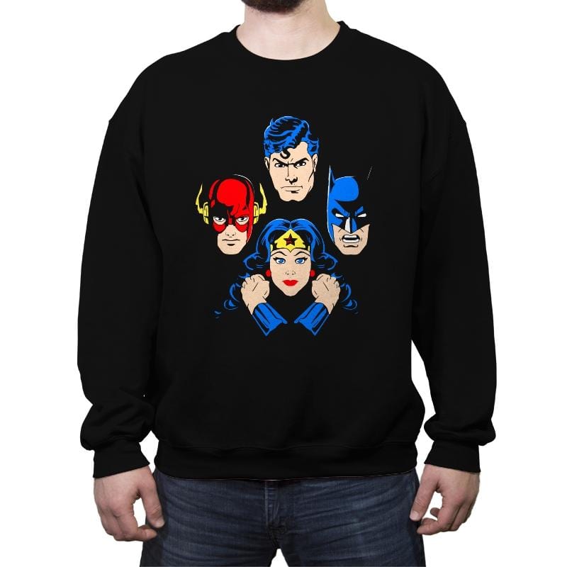 Heroes Rapsody - Crew Neck Sweatshirt Crew Neck Sweatshirt RIPT Apparel