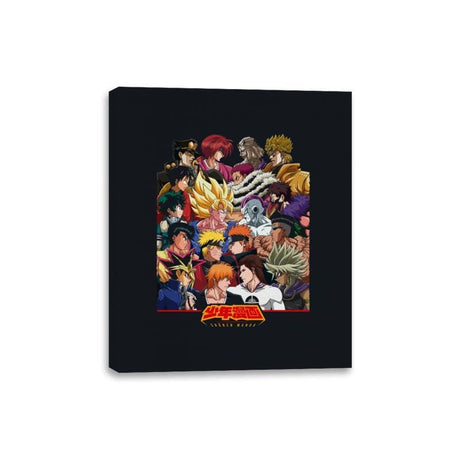 Heroes vs Villains - Best Seller - Canvas Wraps Canvas Wraps RIPT Apparel 8x10 / Black