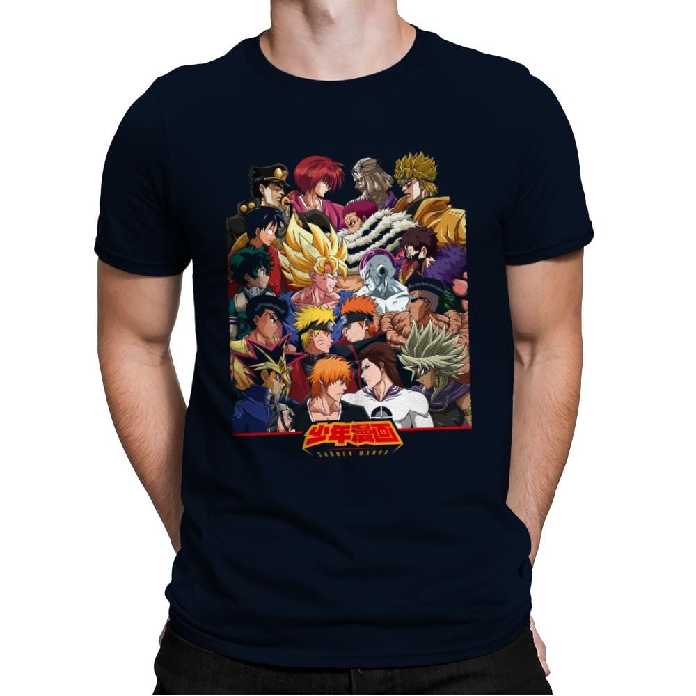 Heroes vs Villains - Best Seller - Mens Premium T-Shirts RIPT Apparel Small / Midnight Navy