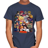 Heroes vs Villains - Best Seller - Mens T-Shirts RIPT Apparel Small / Navy