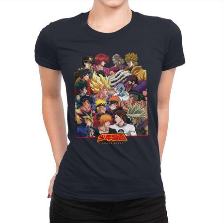 Heroes vs Villains - Best Seller - Womens Premium T-Shirts RIPT Apparel Small / Midnight Navy