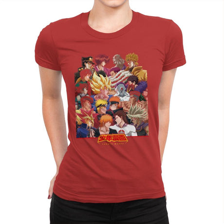 Heroes vs Villains - Best Seller - Womens Premium T-Shirts RIPT Apparel Small / Red