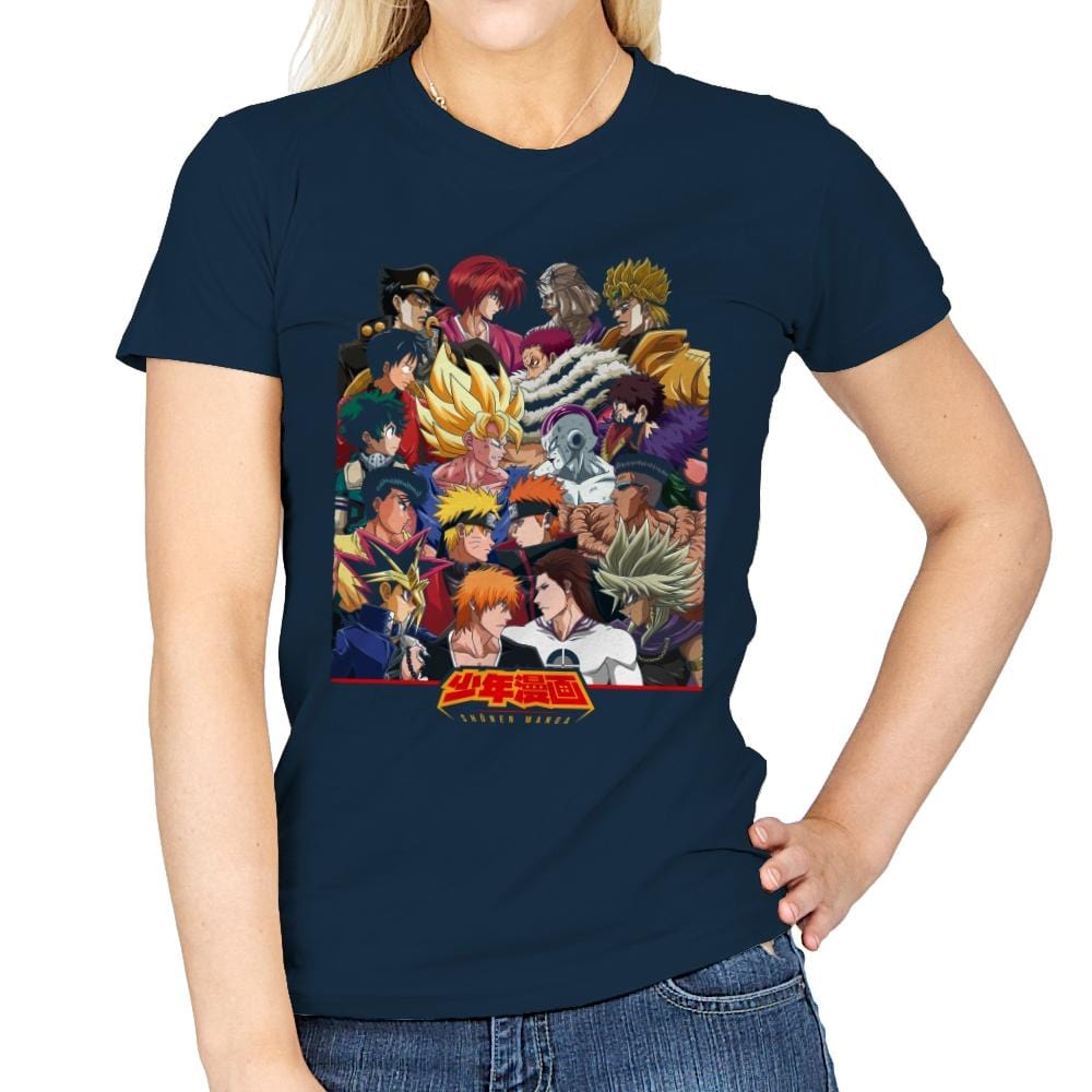 Heroes vs Villains - Best Seller - Womens T-Shirts RIPT Apparel Small / Navy