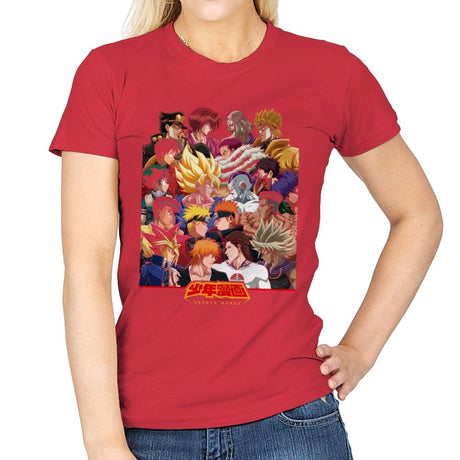 Heroes vs Villains - Best Seller - Womens T-Shirts RIPT Apparel Small / Red