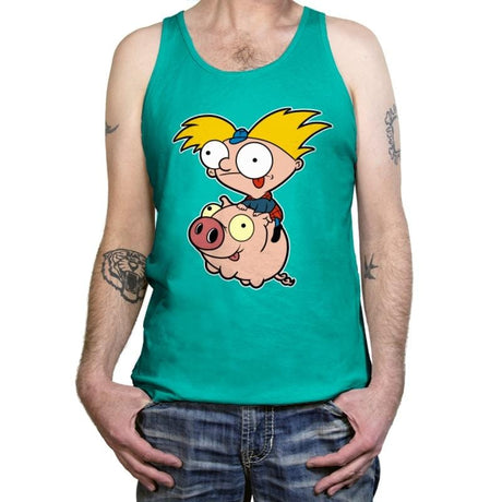 Hey Invader! - Tanktop Tanktop RIPT Apparel