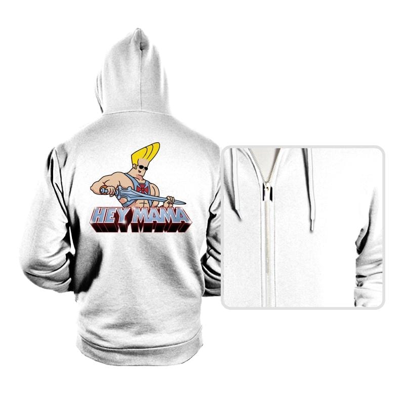 Hey Mama - Hoodies Hoodies RIPT Apparel Small / White
