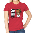 Hey Marshmallow - Womens T-Shirts RIPT Apparel Small / Red