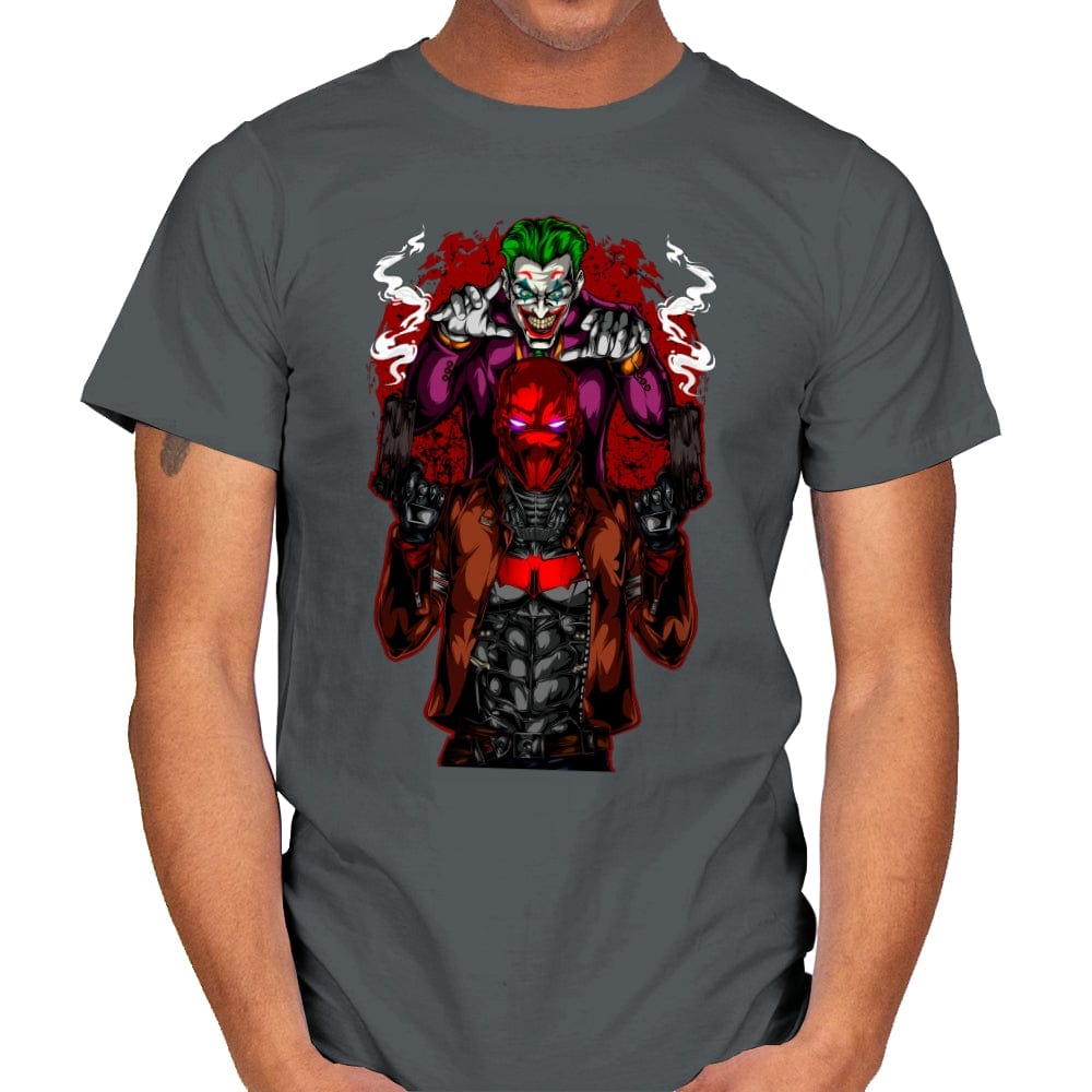 Hi My Great Friend - Mens T-Shirts RIPT Apparel Small / Charcoal