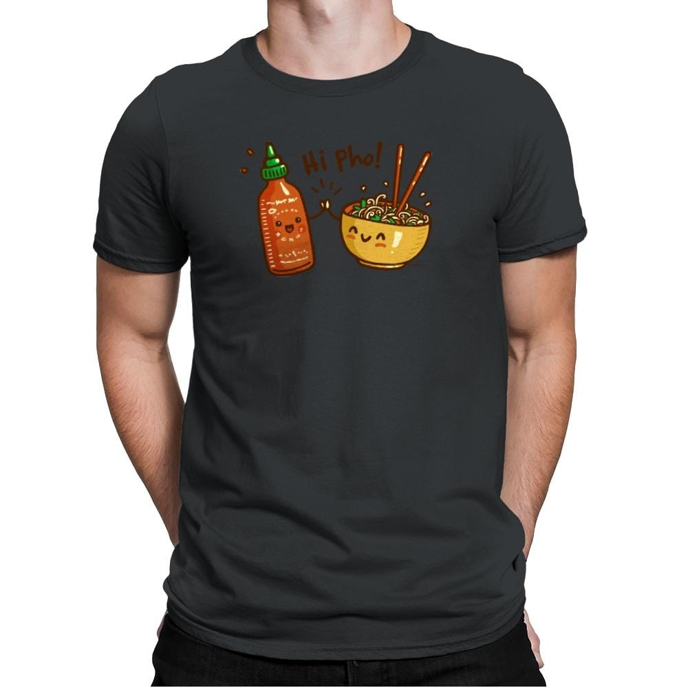 Hi Pho - Mens Premium T-Shirts RIPT Apparel Small / Heavy Metal