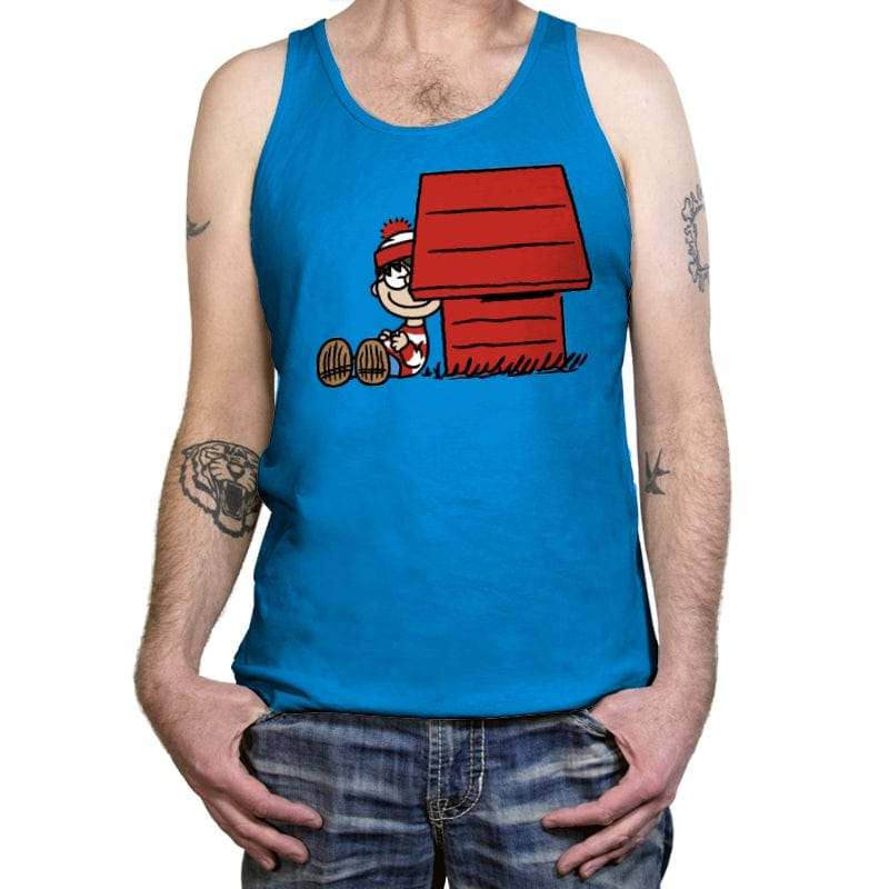 Hidden Character! - Tanktop Tanktop RIPT Apparel X-Small / Teal