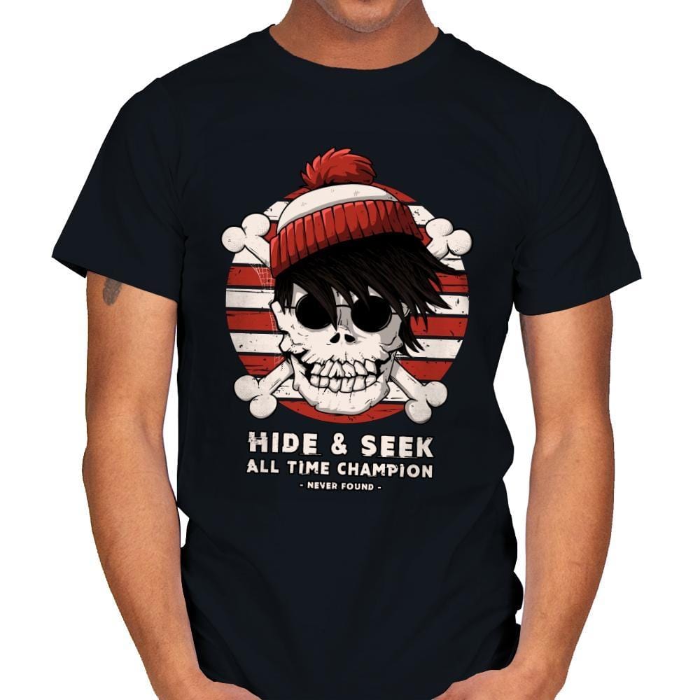 Hide And Seek All Time Champ - Mens T-Shirts RIPT Apparel Small / Black