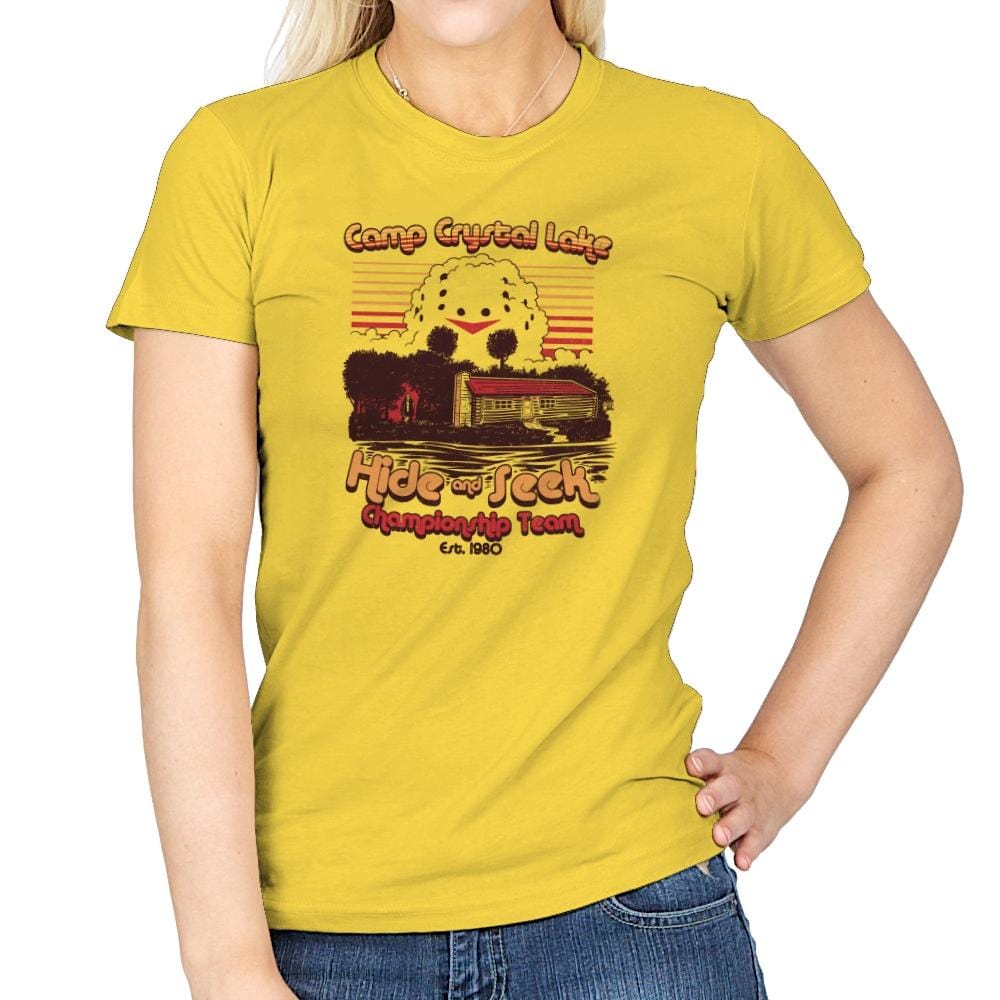 Hide and Seek Champion Exclusive - Womens T-Shirts RIPT Apparel Small / Daisy