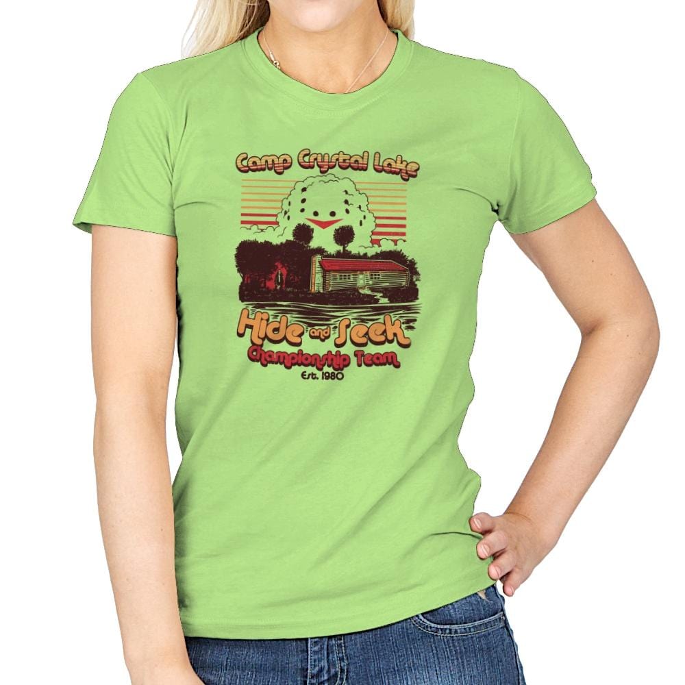 Hide and Seek Champion Exclusive - Womens T-Shirts RIPT Apparel Small / Mint Green