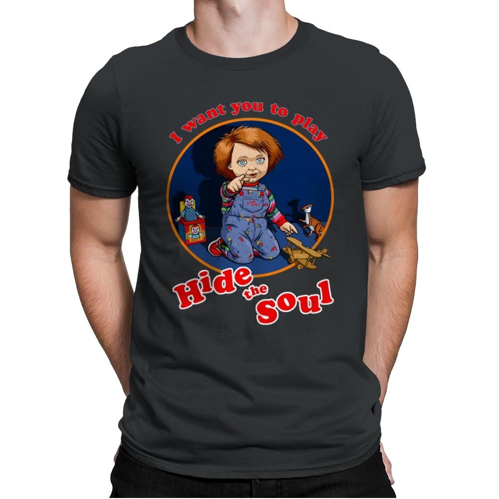 Hide the Soul - Mens Premium T-Shirts RIPT Apparel Small / Heavy Metal