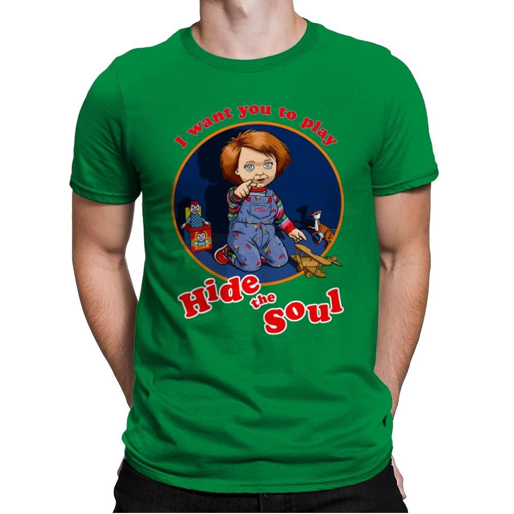 Hide the Soul - Mens Premium T-Shirts RIPT Apparel Small / Kelly