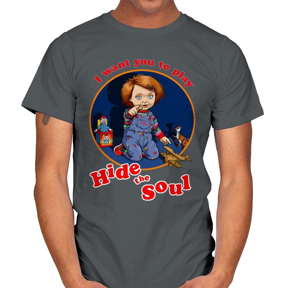 Hide the Soul - Mens T-Shirts RIPT Apparel Small / Charcoal