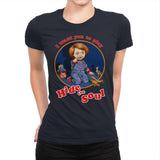 Hide the Soul - Womens Premium T-Shirts RIPT Apparel Small / Midnight Navy