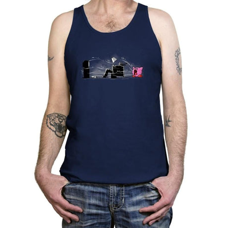 High Fidelity Pink Cassette Exclusive - Tanktop Tanktop RIPT Apparel X-Small / Navy