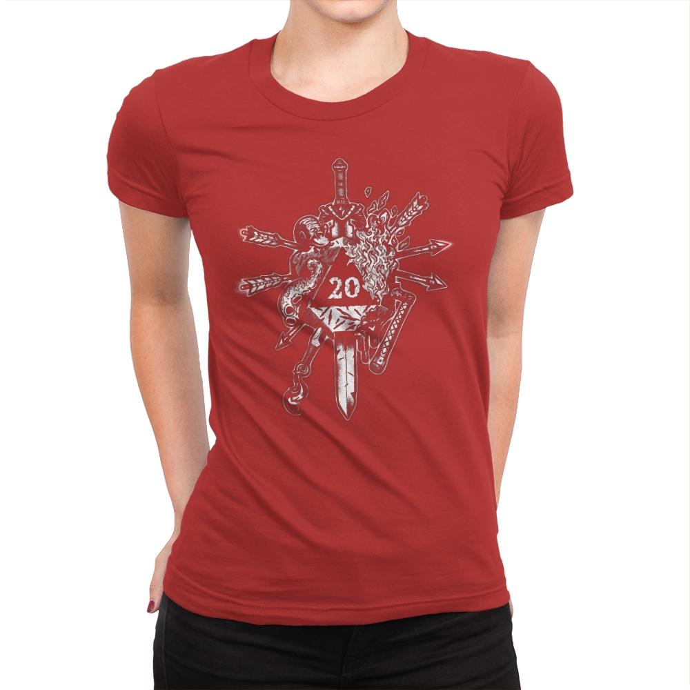 High Rollin - Womens Premium T-Shirts RIPT Apparel Small / Red