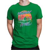 Highway to Hell - Mens Premium T-Shirts RIPT Apparel Small / Kelly Green
