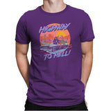 Highway to Hell - Mens Premium T-Shirts RIPT Apparel Small / Purple Rush