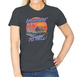 Highway to Hell - Womens T-Shirts RIPT Apparel Small / Charcoal