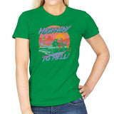 Highway to Hell - Womens T-Shirts RIPT Apparel Small / Irish Green