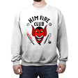 Him Fire Club - Crew Neck Sweatshirt Crew Neck Sweatshirt RIPT Apparel Small / White