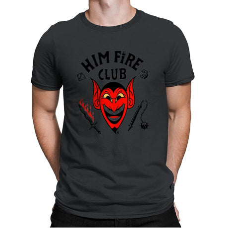 Him Fire Club - Mens Premium T-Shirts RIPT Apparel Small / Heavy Metal