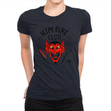Him Fire Club - Womens Premium T-Shirts RIPT Apparel Small / Midnight Navy