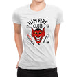 Him Fire Club - Womens Premium T-Shirts RIPT Apparel Small / White