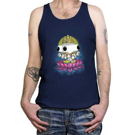 Hindu dog - Tanktop Tanktop RIPT Apparel X-Small / Navy