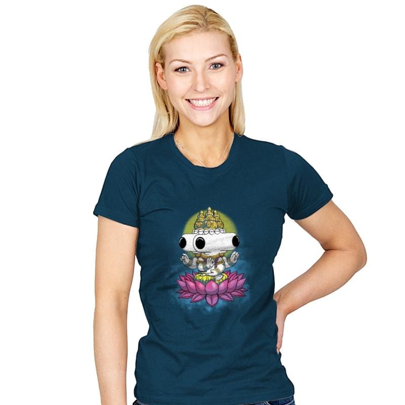 Hindu dog - Womens T-Shirts RIPT Apparel Small / Indigo
