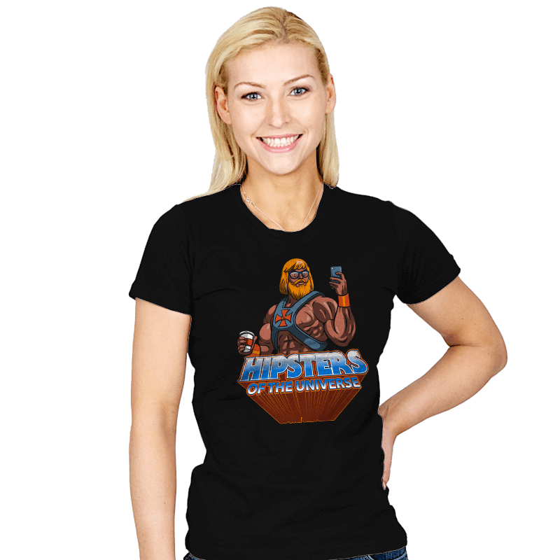 Hipsters Of The Universe - Womens T-Shirts RIPT Apparel