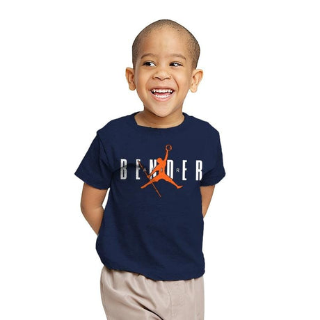 His Bendness - Youth T-Shirts RIPT Apparel X-small / Navy