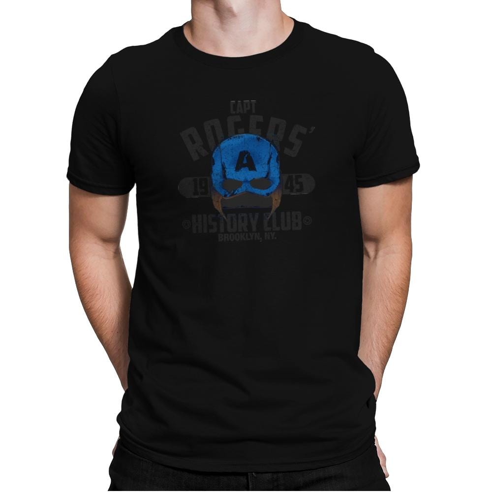 History Club Exclusive - Mens Premium T-Shirts RIPT Apparel Small / Black