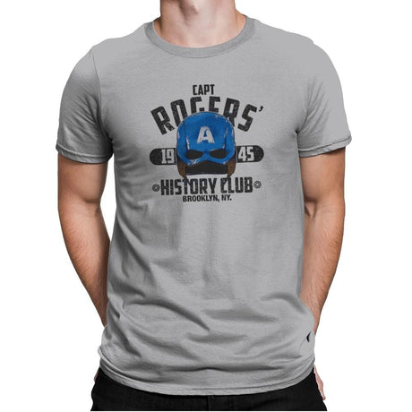History Club Exclusive - Mens Premium T-Shirts RIPT Apparel Small / Heather Grey