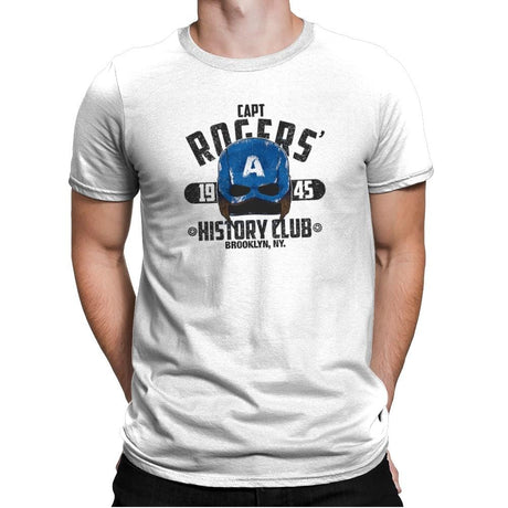 History Club Exclusive - Mens Premium T-Shirts RIPT Apparel Small / White